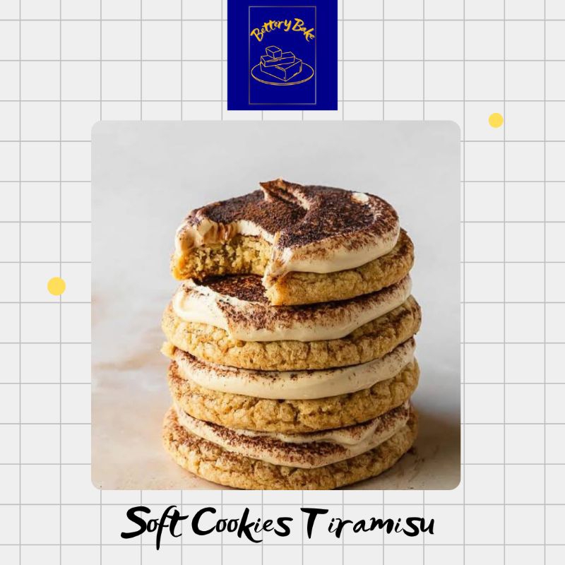 

Bettery Bake Soft Cookies Tiramisu Gluten-free | Soft Baked Cookies| Tiramisu Cookies Gluten Free