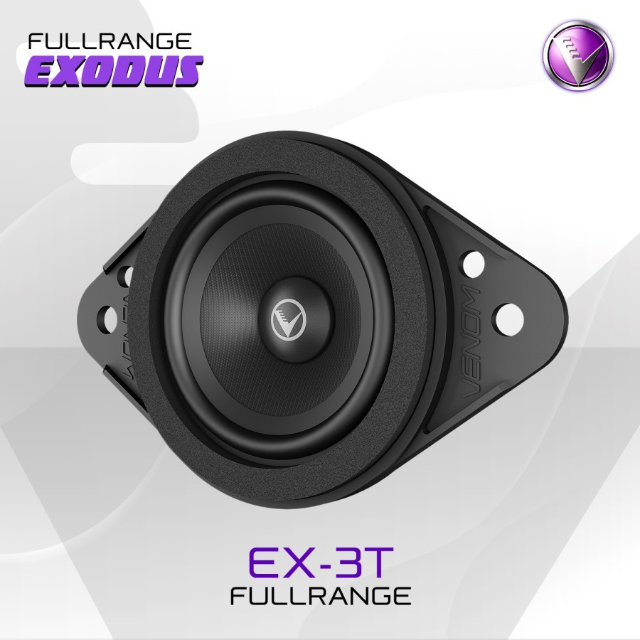 Speaker Full Range 3 Inch FOR ZENIX VENOM EX-3T Full Range Plug and Play