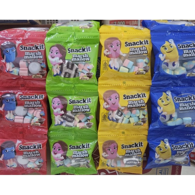 

snackit marshmallow permen kapas coklat isi 10pcs