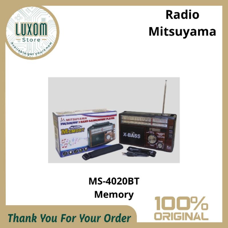 Radio Mitsuyama MS-4020BT Memory/Radio Mitsuyama/Memory