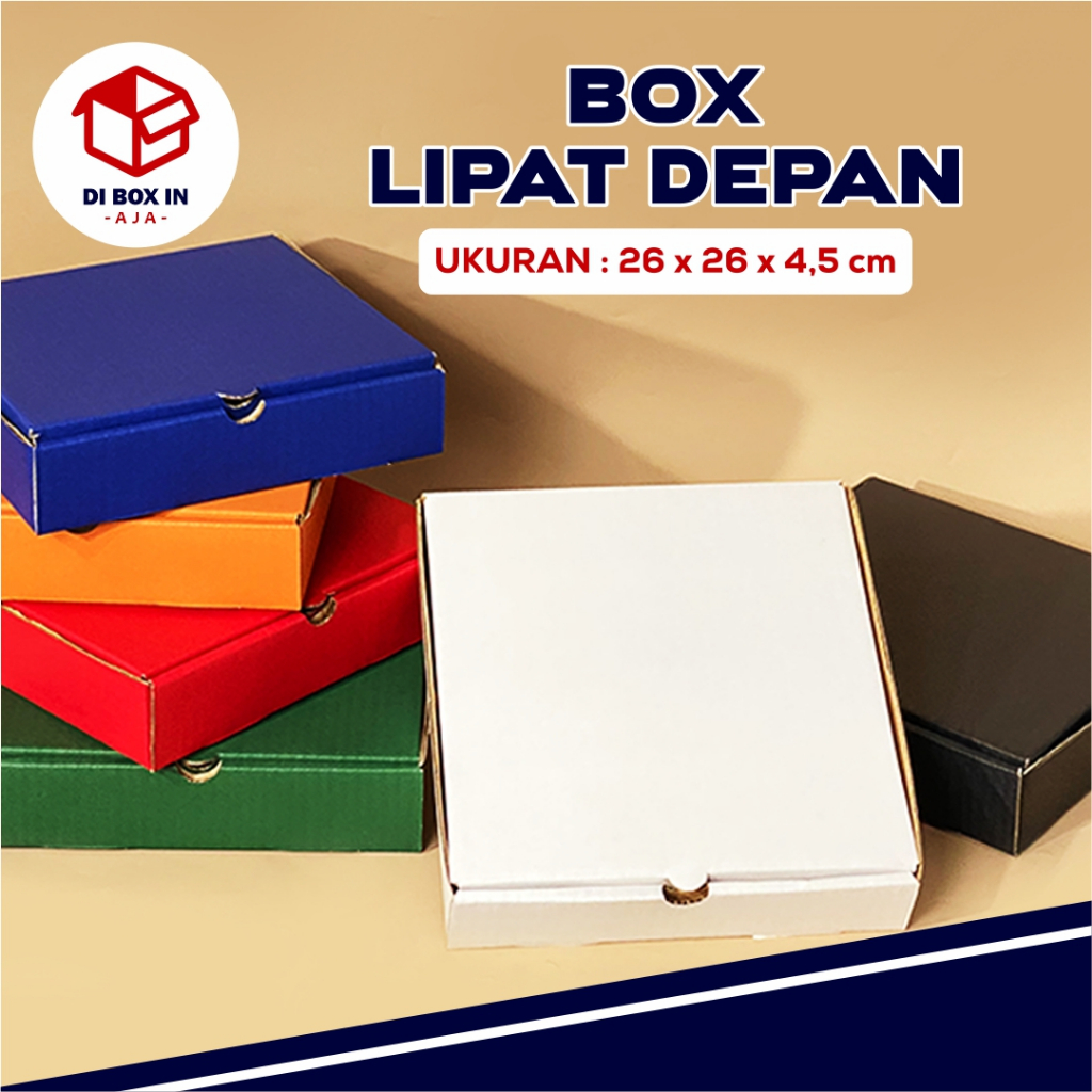 

Kardus / Box Model Pizza LD - Uk. 26 x 26 x 4,5 cm