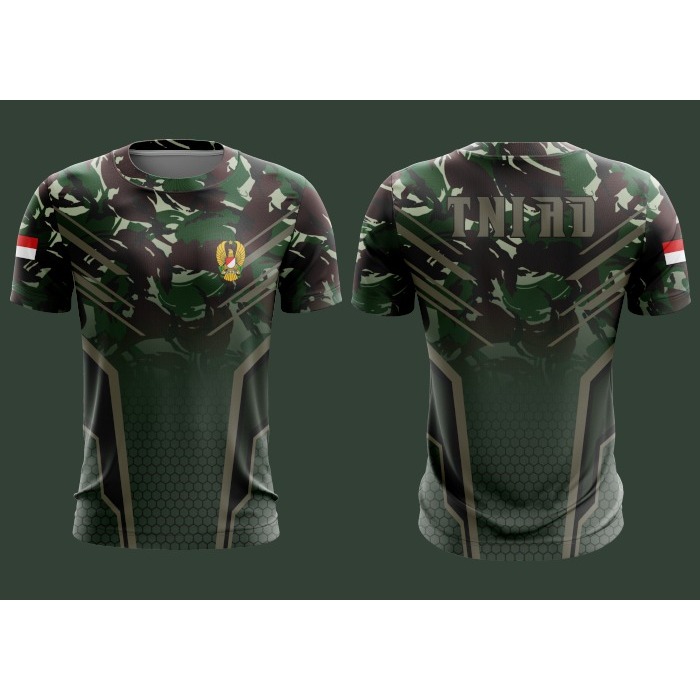 TNI AD LORENG KAOS JERSEY TERBARU FULLPRINT