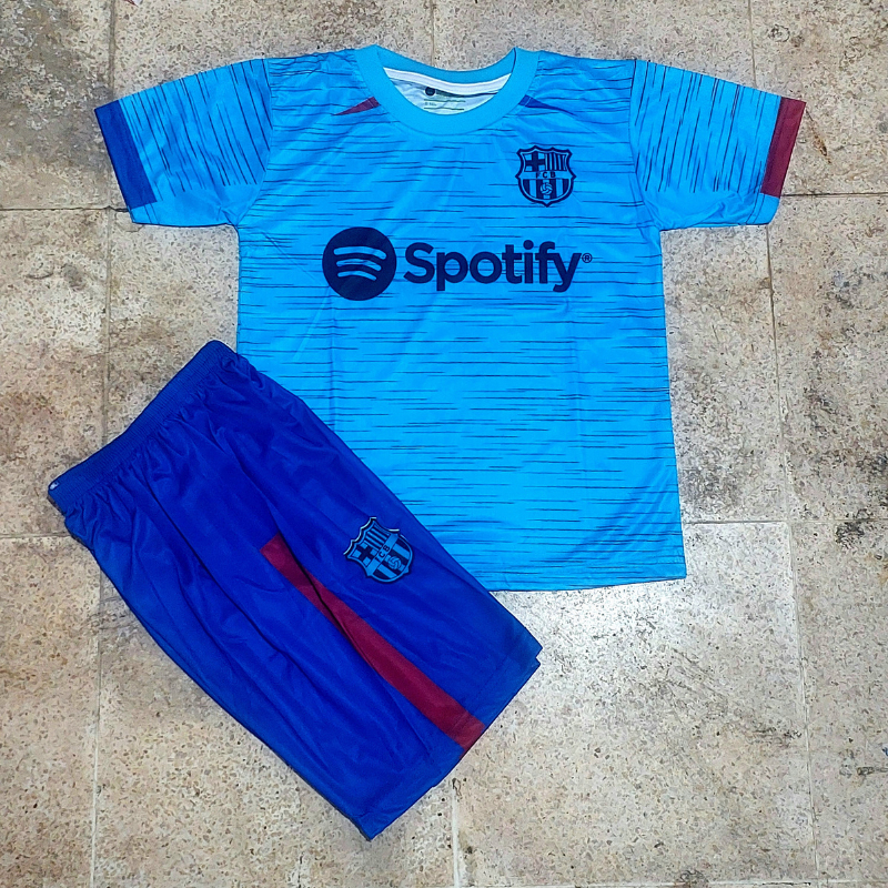 Baju Bola Anak Laki Laki Barcelona Away 2023 2024 PRINTING PREMIUM