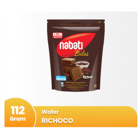 

NABATI Bites Richeese dan Cokelat Kemasan Pouch 100g