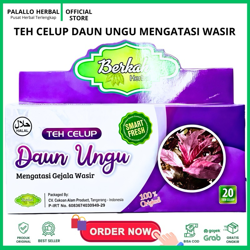 

Teh Celup Daun Ungu Berkah Herbal Isi 20 Kantong Teh Celup Solusi Alami untuk Ambeien