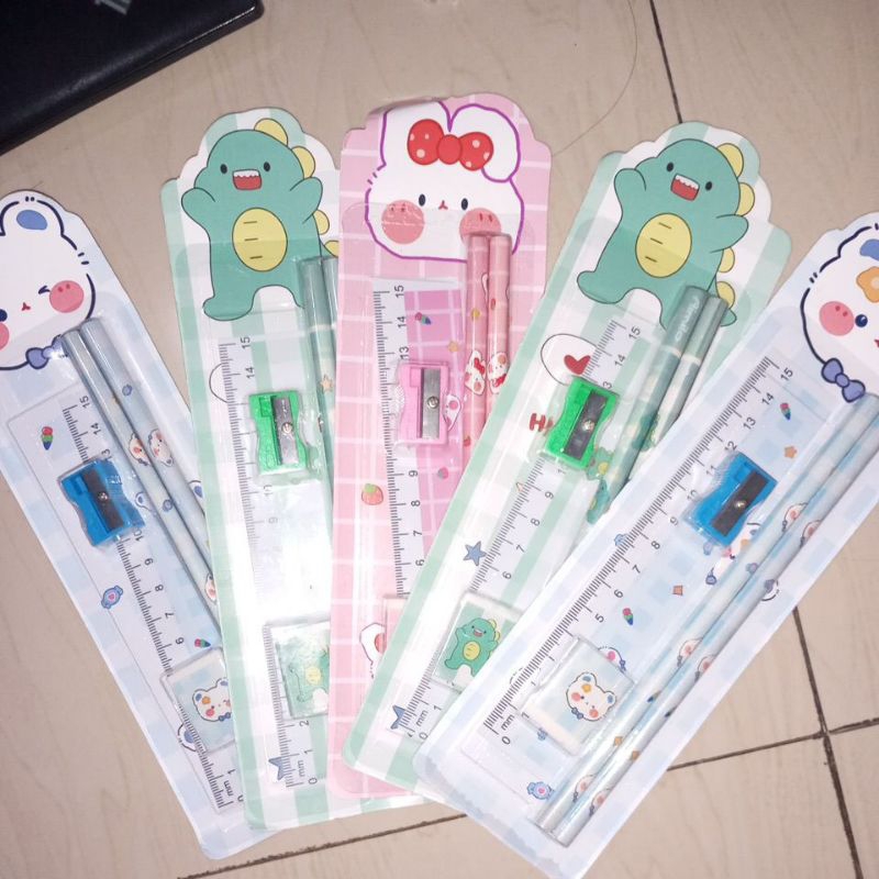 

Set Alat Tulis Anak 5in1 Lucu dan Gemas