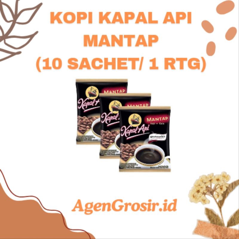 

A Grosir - Kapal Api Mantap 10 sachet/1 rtg