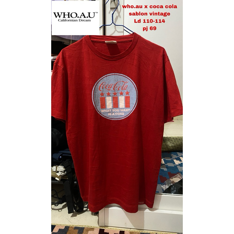 Kaos Who.au X Coca cola second