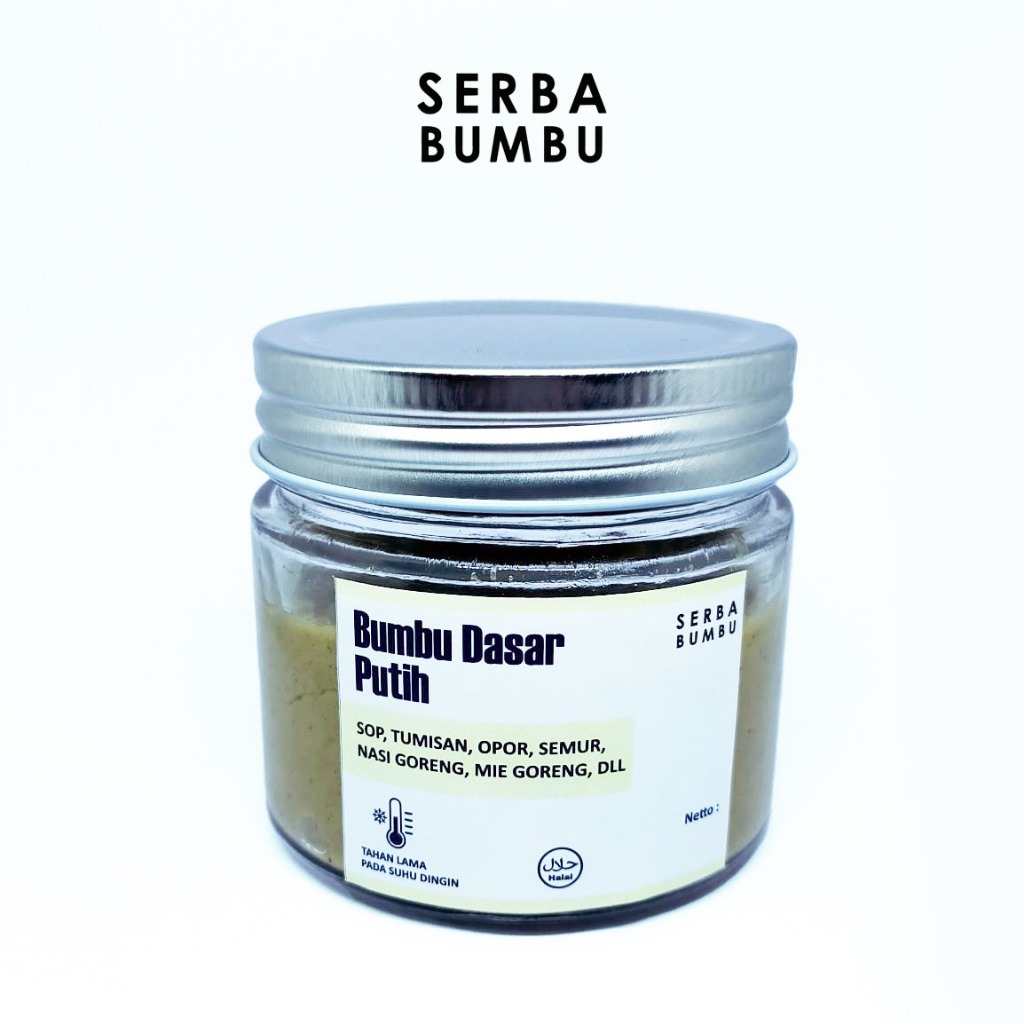 

Bumbu Dasar Putih 120 gram