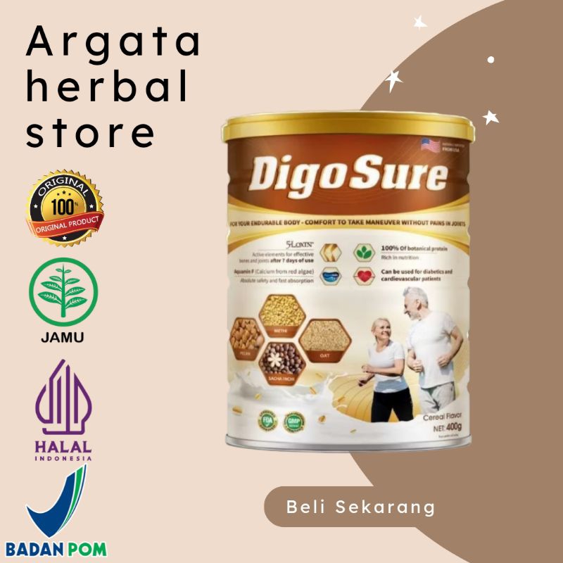 

DIGOSURE MILK ASLI 100% ORIGINAL IMPORT - DIGOSURE SUSU UNTUK PENDERITA NYERI TULANG DAN SENDI