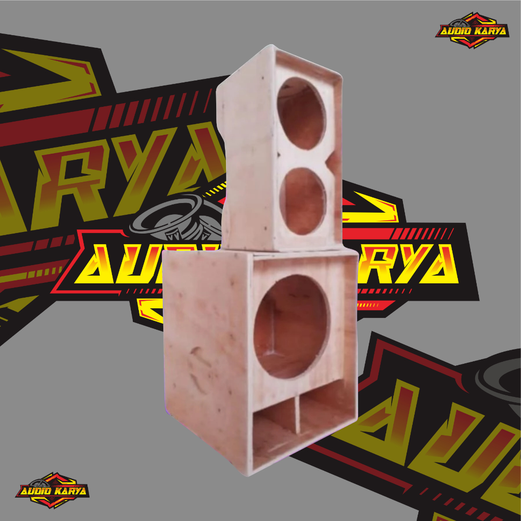 paket hemat - Box 6 inch miniscoop + 4 inch line array double - Audio Karya