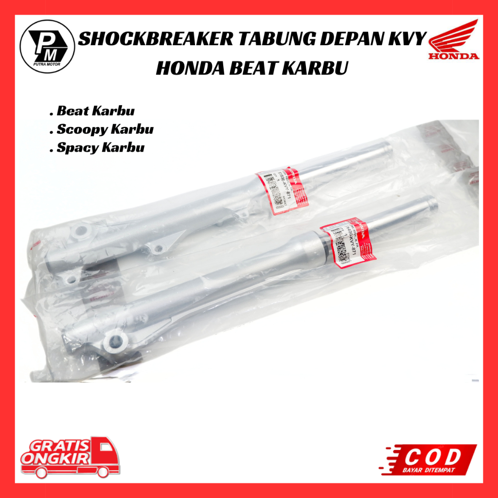 Shockbreaker Tabung Depan Honda Beat Karbu - Scoopy Karbu - Spacy Karbu KVY