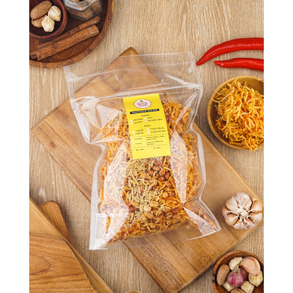 Kentang Mustofa Kabita KACANG TERI MEDAN 1kg - Cemilan Kiloan Pedas Manis No MSG Premium