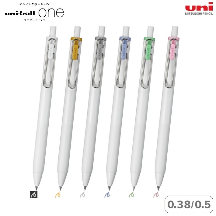 

Uni UniBall One Creative Color Metallic Shimmer Gel Ink Pen 0.38mm 0.5mm Mitsubishi Limited Edition