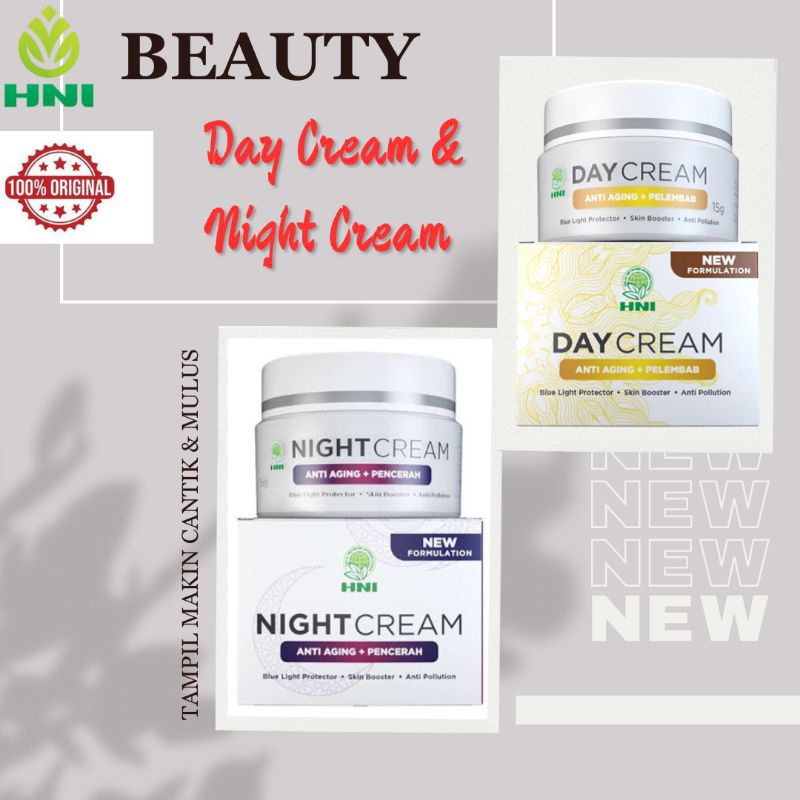 DAY CREAM & NIGHT CREAM HNI-HPAI/PELEMBAB/