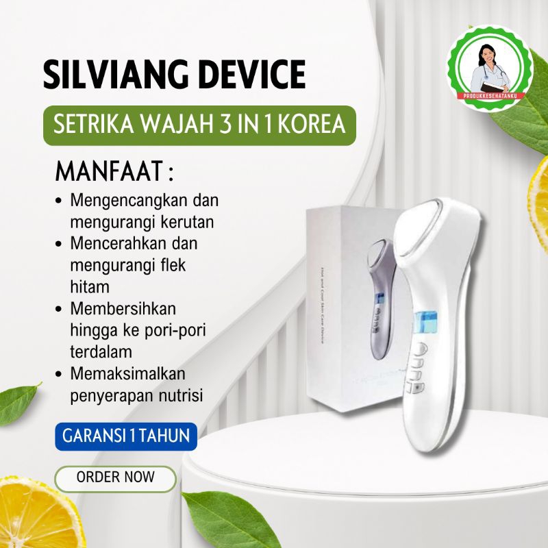 Silviang Setrika Wajah Original KK Indonesia Alat facial perawatan wajah mengencangkan Wajah