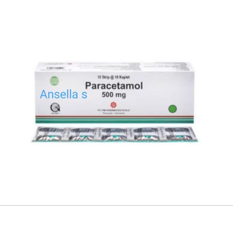 Paracetamol PIM tablet.