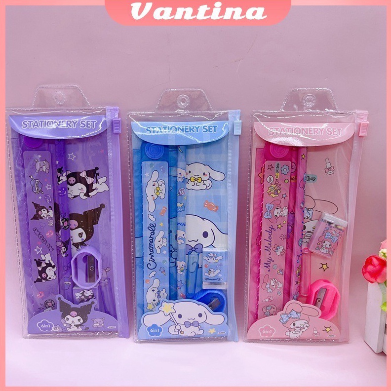 

Diskon 4 Produk Spesial 5in1 Pensil Set Alat Tulis Anak Lucu Study Set Penghapus Untuk Tempat Pensil Buku Tulis Sekolah Set Dompet Karakter Kuromi