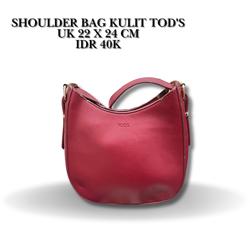 Tod's shoulder bag Kulit | TAS FASHION | PRELOVE