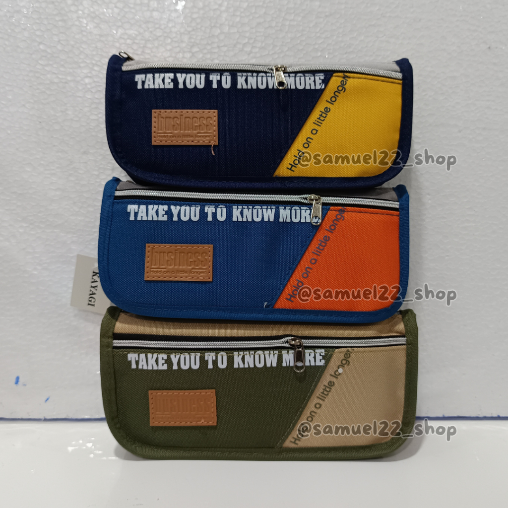 

Tepak Pensil / Tempat Pensil Kain Kayagi Business Model Unisex KY-7702