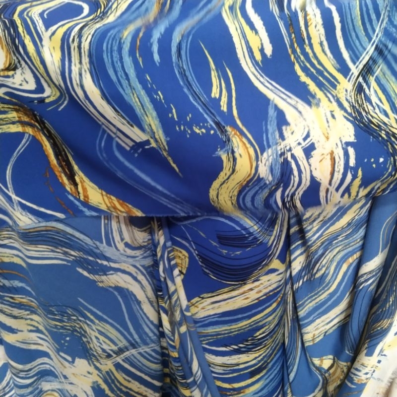 Kain wolfis impor | Harga/0,5m | bahan wolfis motif bunga | bahan wolfis motif| kain wolfis premium.