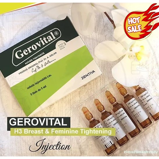 Gerovital H3 ORI 5 Ampoule Free Bubblewrap