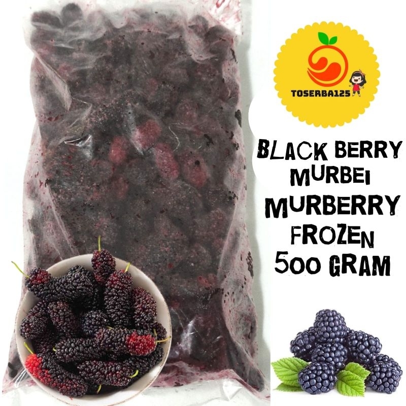 

Buah Frozen murbei murberry blackberry buah beku - TOSERBA125