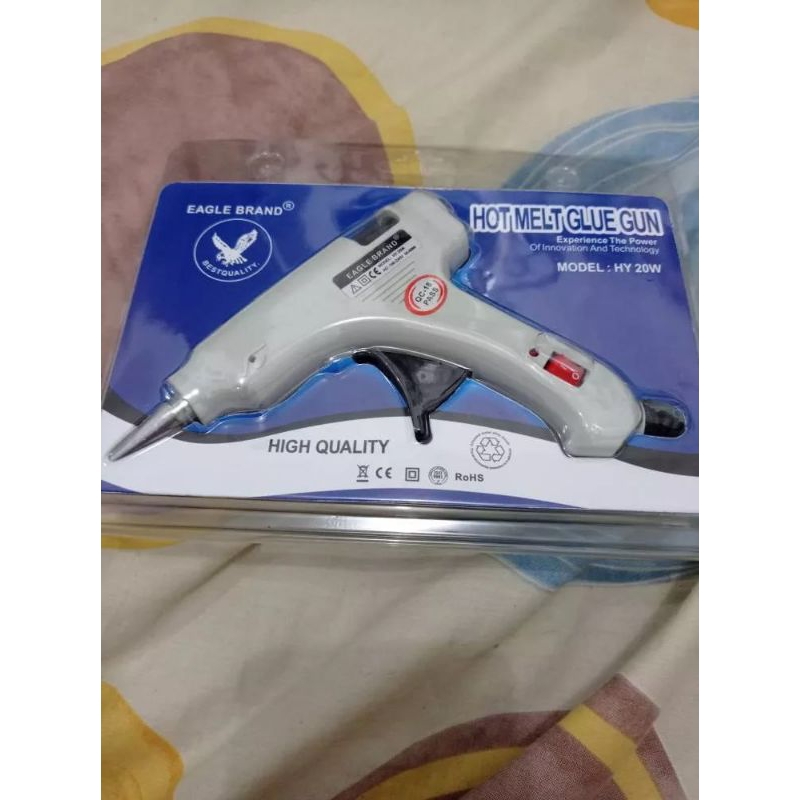 

RB [JIB] BAYAR DI TEMPAT Glue Gun / Lem Tembak 20W dan Refil 10 pcs ukuran 7 mm panjang 13 cm LIM
