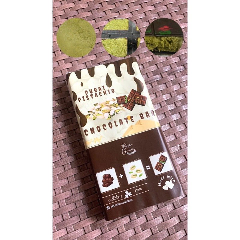 

Dubai Pistachio Chocolate Bar