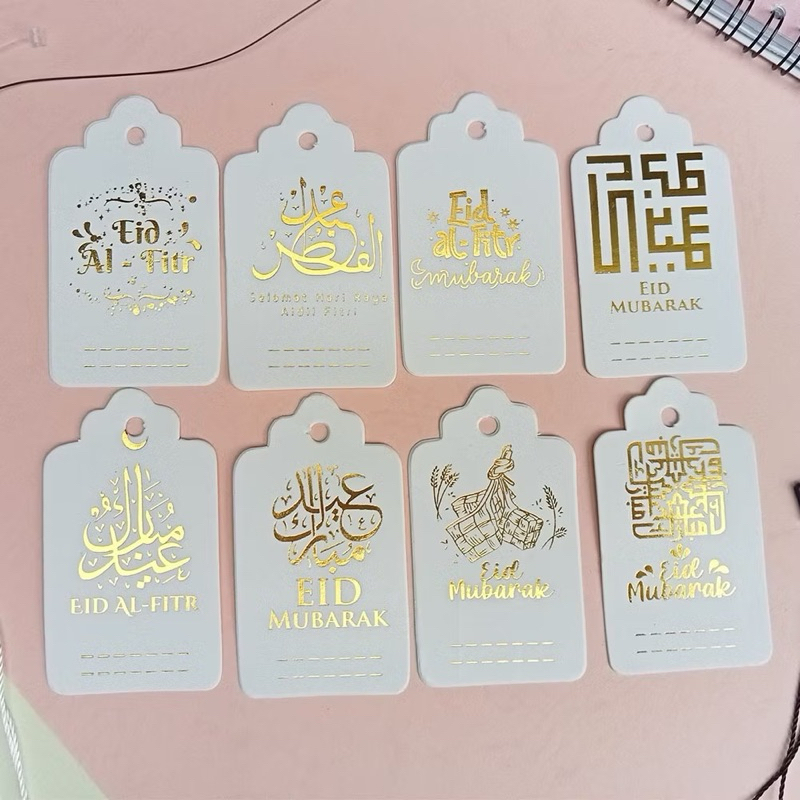 

(20 pcs) HANGTAG LEBARAN/HANGTAG LABEL TAG LEBARAN/HOTPRINT GOLD HANGTAG MURAH