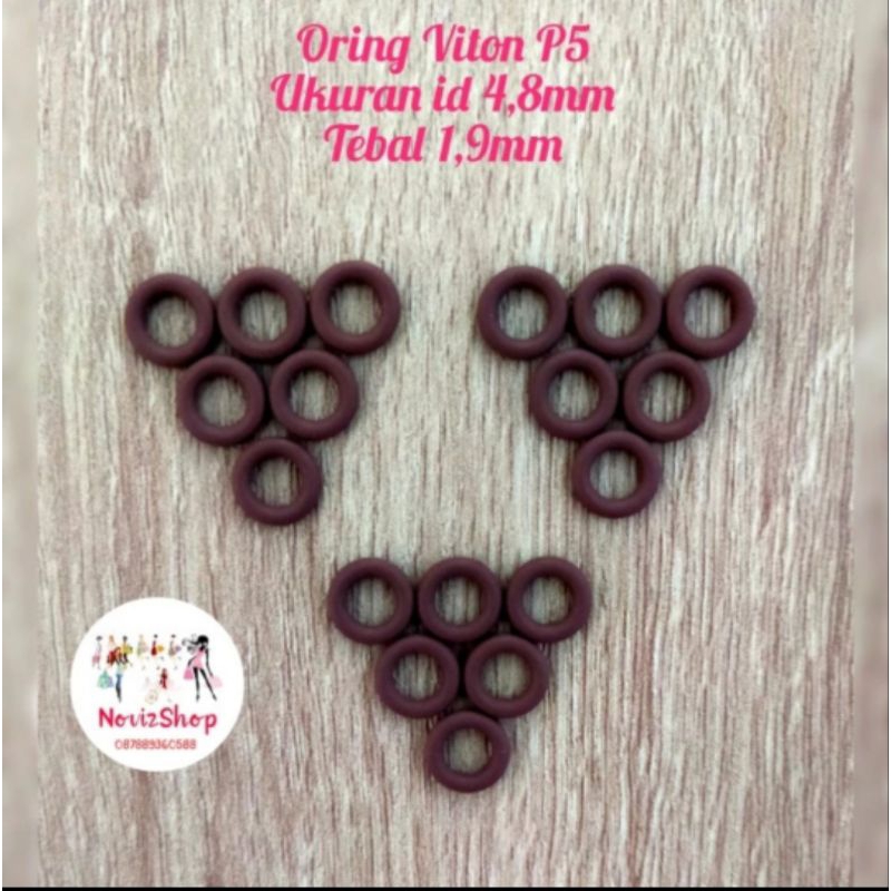 sil o ring ukuran id 4,8mm tebal 1,9mm