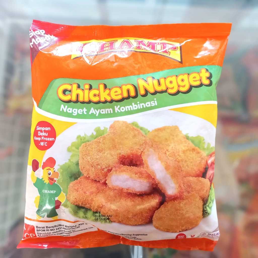 

Champ Nugget Ayam Kombinasi 450gr