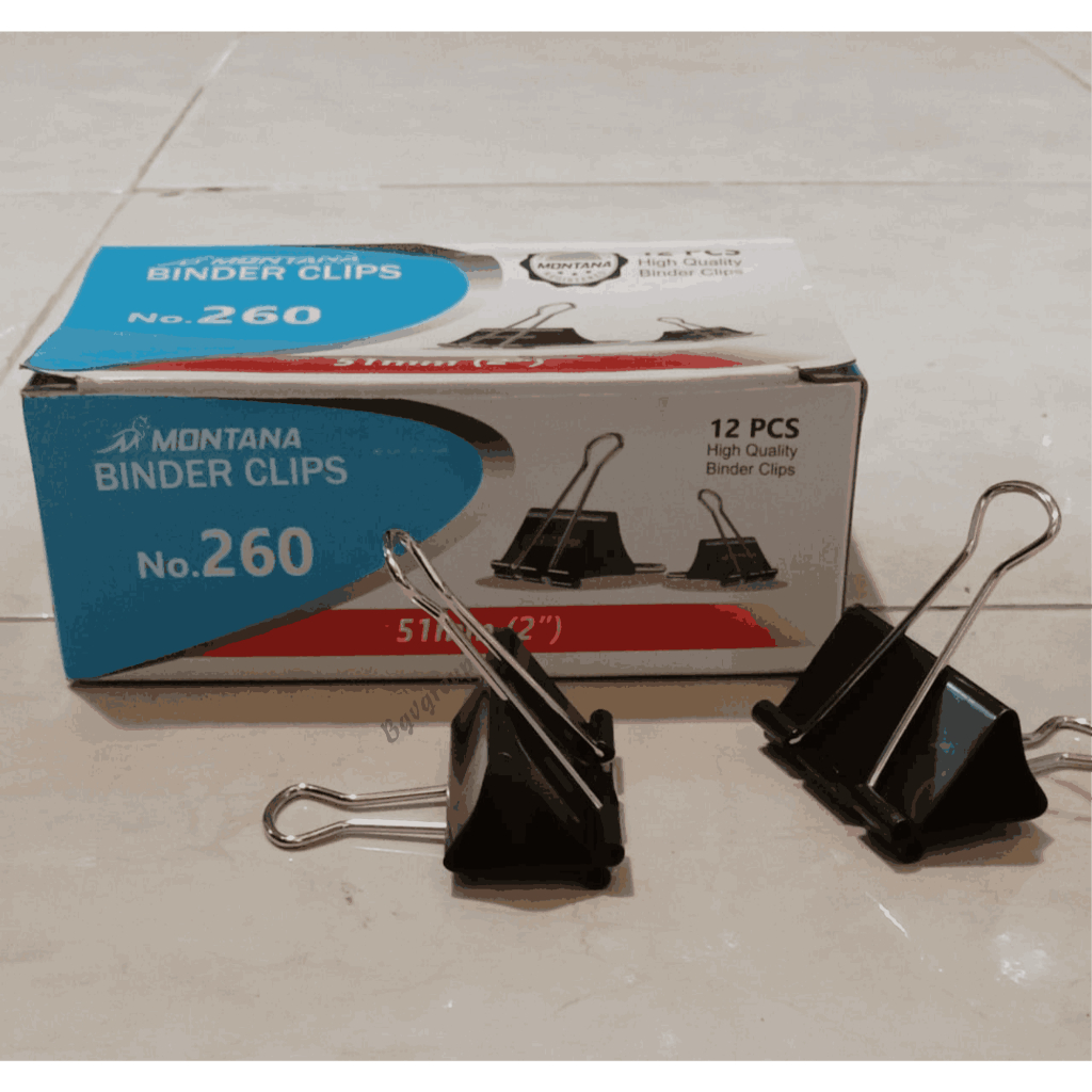 

Binder Clips ukuran no 105, 107, 111, 155, 200, 260
