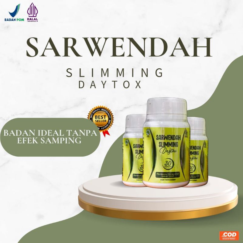 Sarwendah Juice Slimming Daytox isi 30 Kapsul Diet Ampuh merun Berat Badan