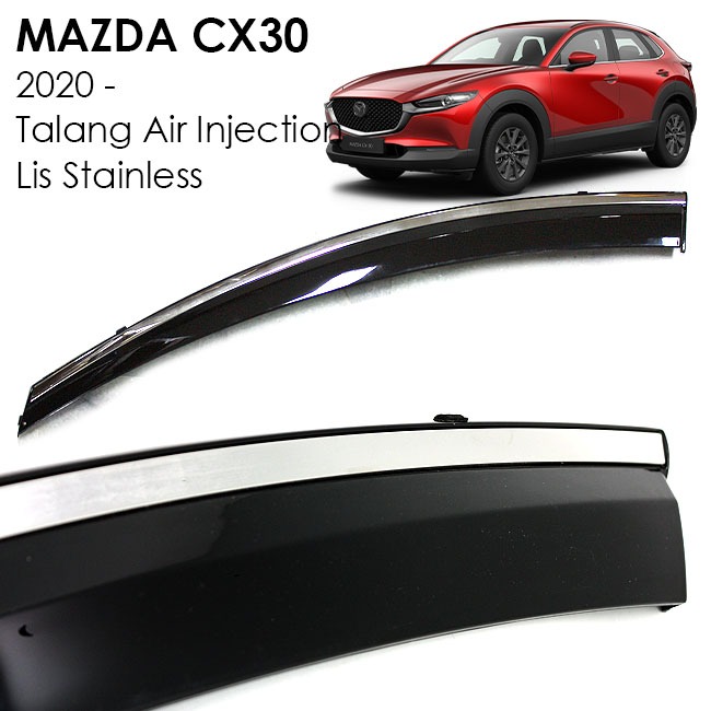 Talang Air Injection MAZDA CX30 CX-30 2020 - Lis Stainless
