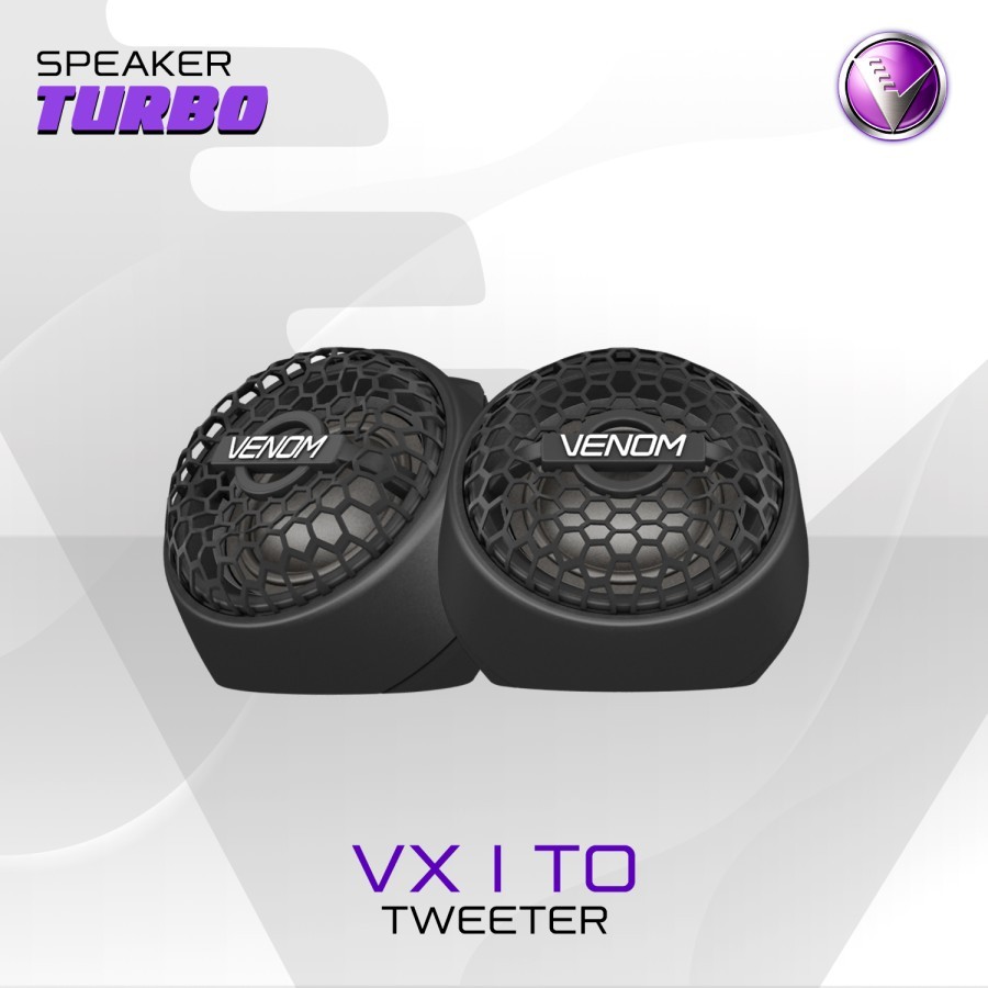 VENOM Turbo Tweeter Speaker Mobil VX 1 TO Tweeter 2 Inch - No Cover
