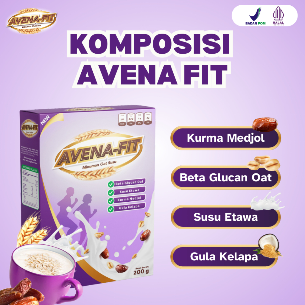 

GFD Avena Fit Susu Sereal Sehat Penurun Kolesterol dan Kadar Gula Darah serta Menjaga Kesehatan