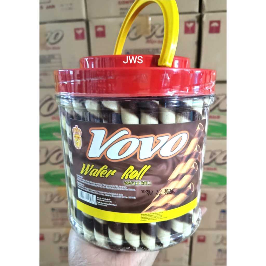 Astor Vovo 2 Toples Wafer Roll Vovo Manis Astor Coklat 300gr Vovo Astor Snack Hari Raya Vovo Astor