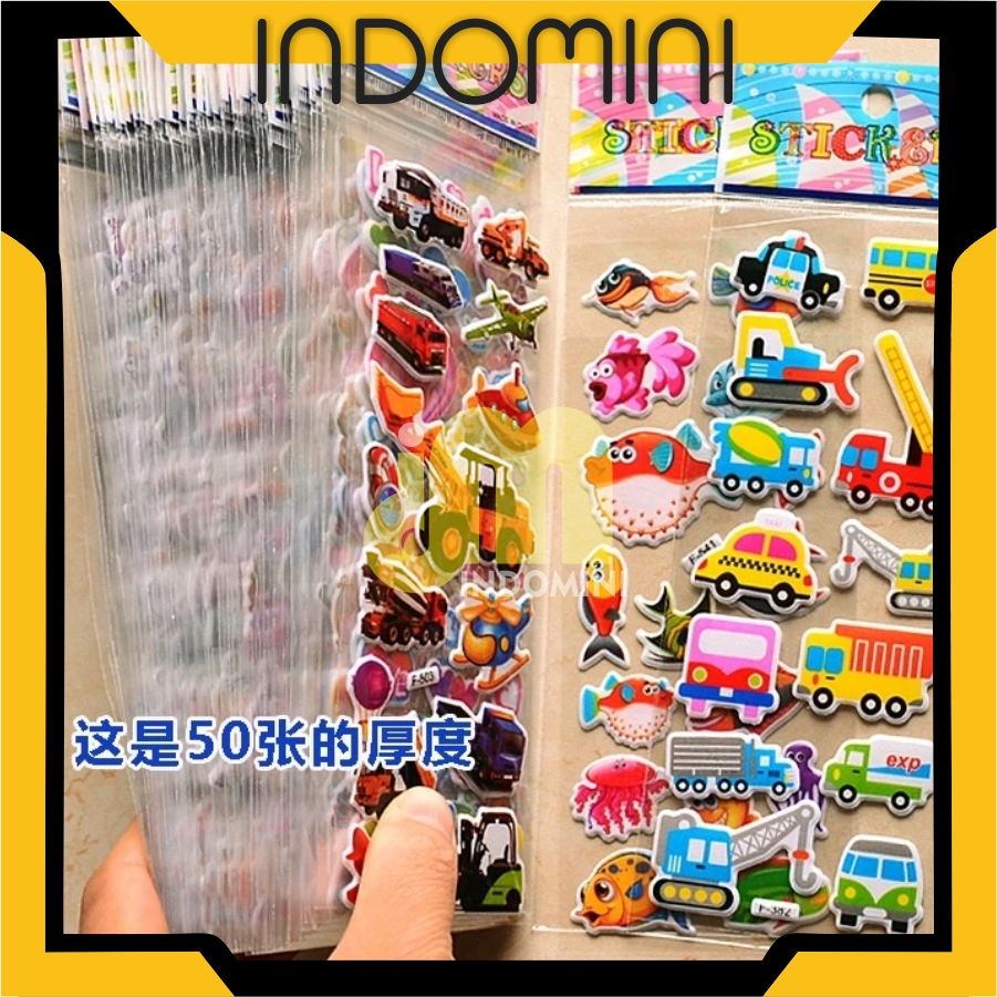 

INDOMINI 3D Stiker Timbul / paw patrol Stiker Anak 3D/ Stiker Karakter / Stiker Mainan Anak Perempuan / Stiker Tempel Anak Laki laki STICKER TIMBUL TEMA NATAL BEST QUALITY CUTE LUCU Pikachu DINOSAURUS S057