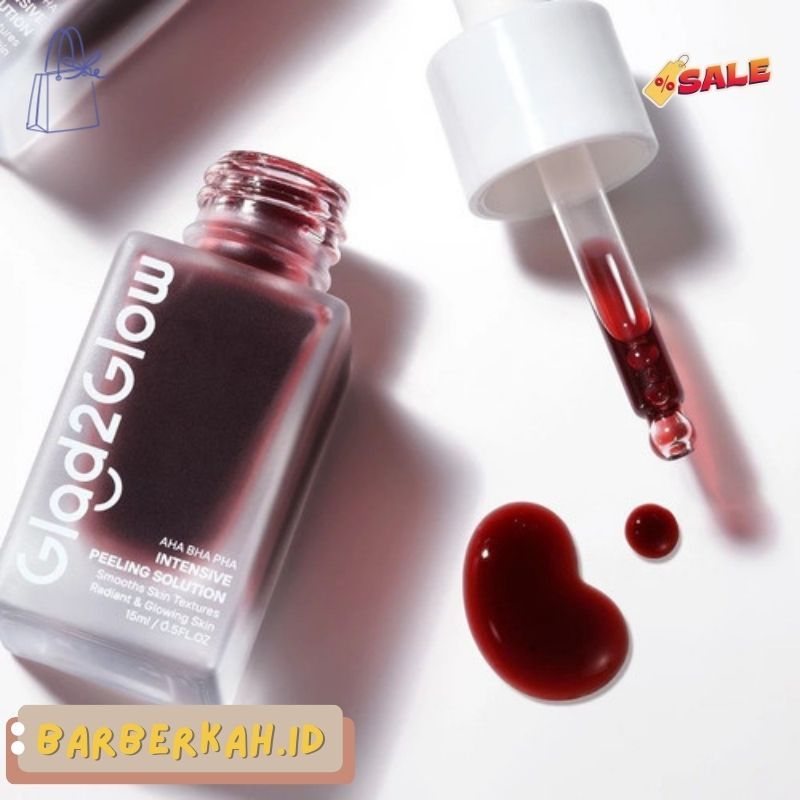 KODE D | GLAD2GLOW AHA BHA PHA INTENSIVE PEELING SOLUTION SERUM 15ML