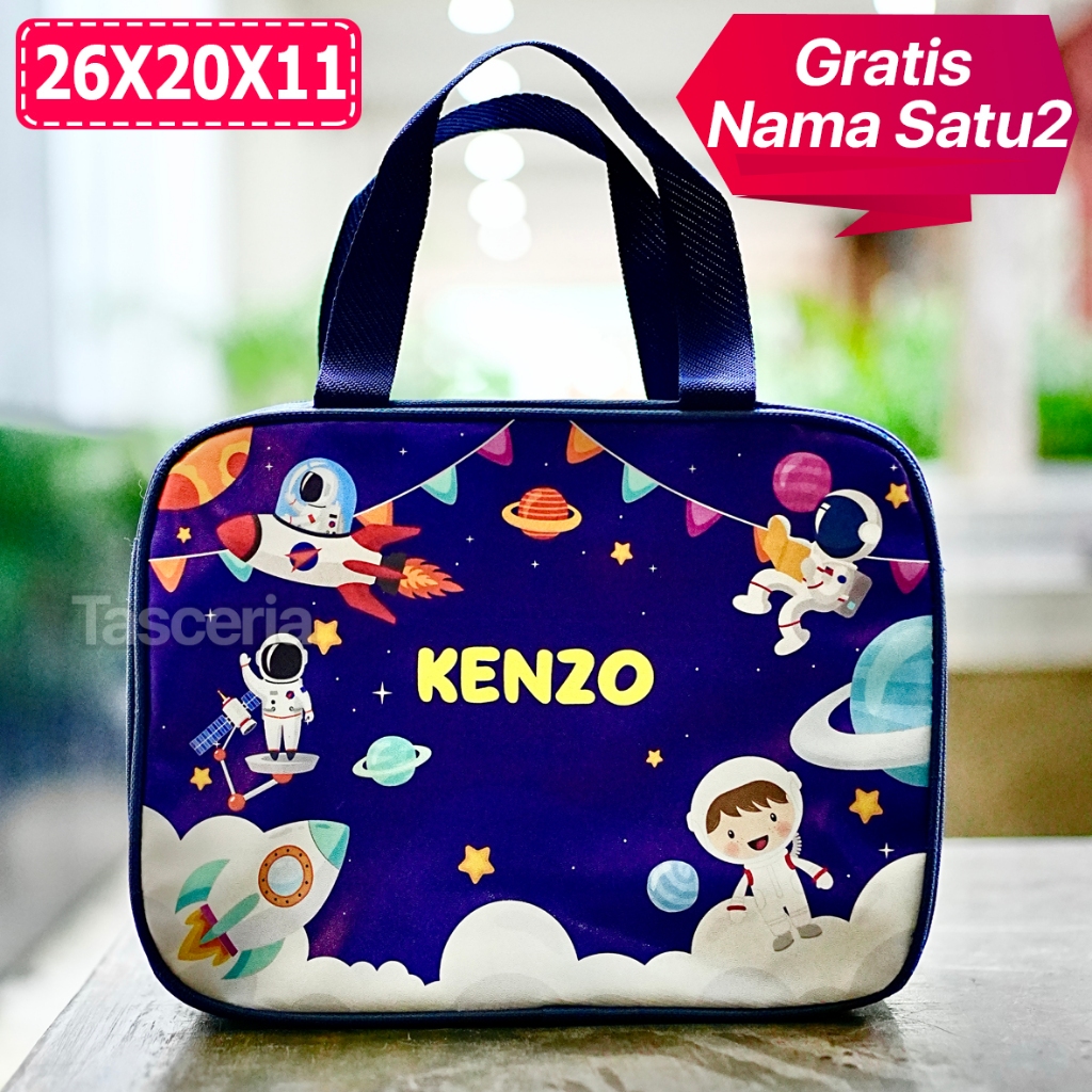 

Tas Bingkisan Ulang Tahun Anak Premium Motif Astronot