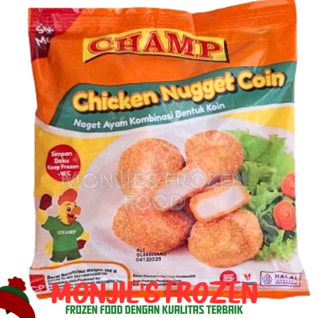 

CHAMP Chicken Nugget Coin 200gr - Naget Ayam Berbentuk Koin