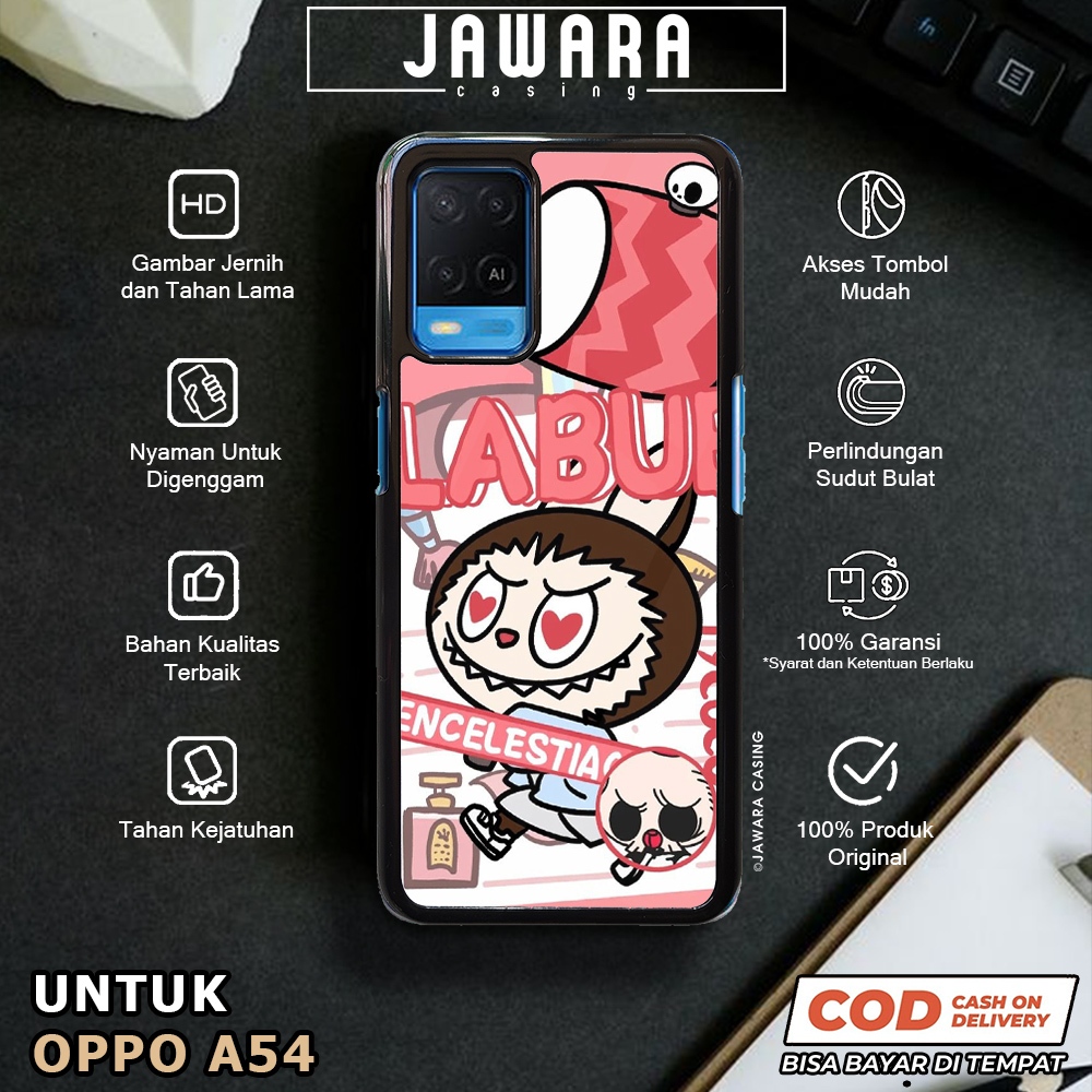Case Oppo A54 Casing Oppo A54 [LBBU] Premium Case Glossy Case Hp Oppo Jawara Casing Hp Oppo A54 Cust