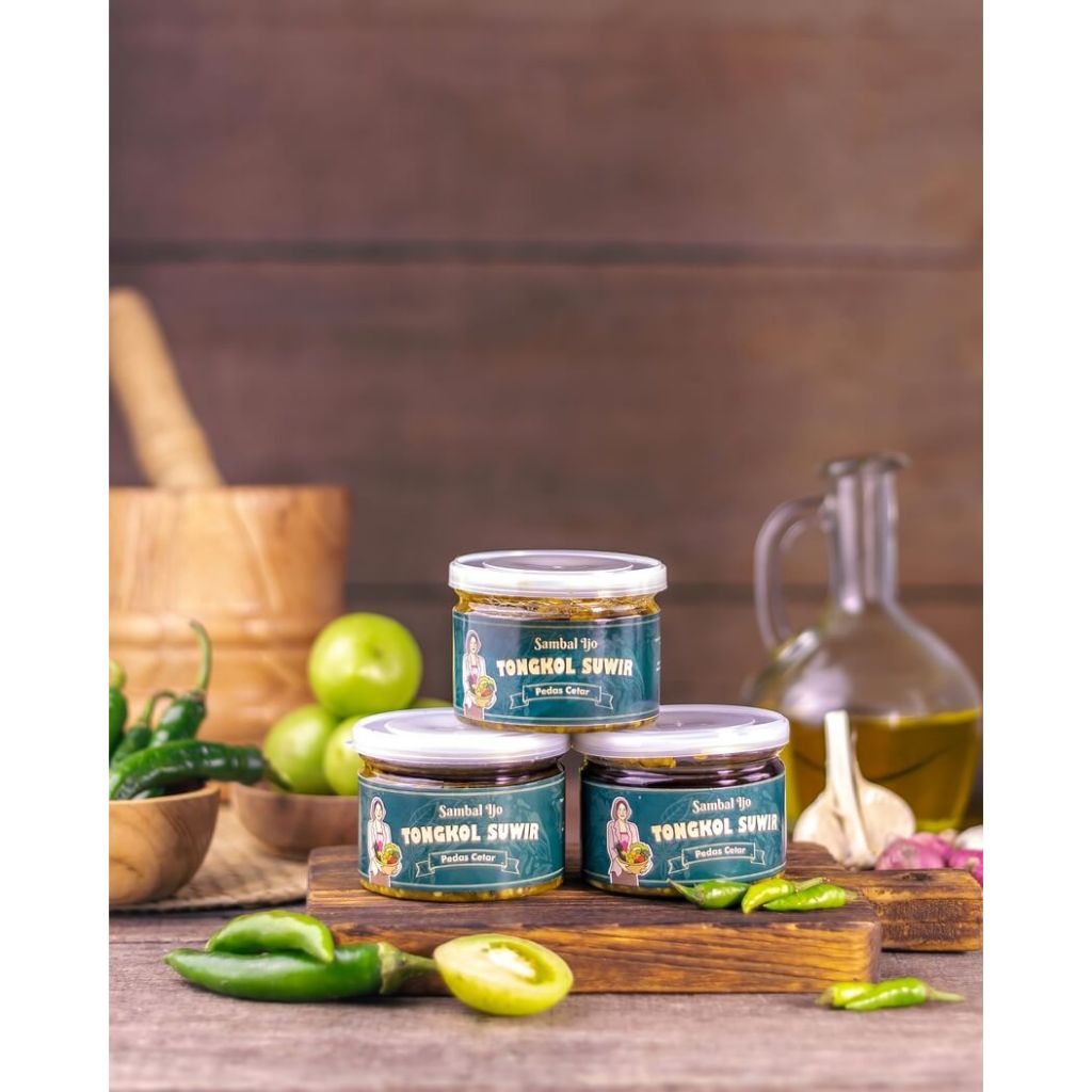 

Sambal Sego Nyimut-Sambal Ijo Tongkol Suwir Pedas Cetar