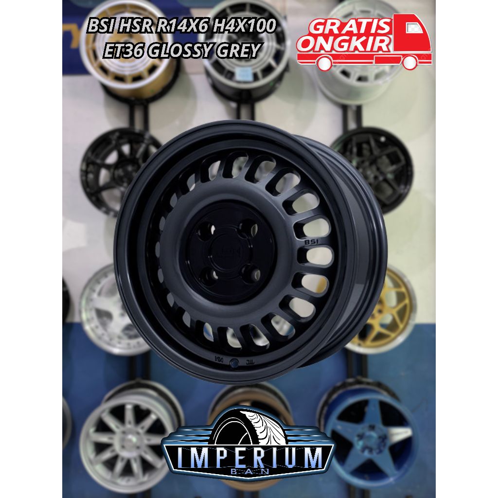 Velg Mobil Wuling Air Ev Sigra Brio Agya Avega Getz Picato Spreso Pelek Hsr BSI R14 Pcd 4x100 Velg M