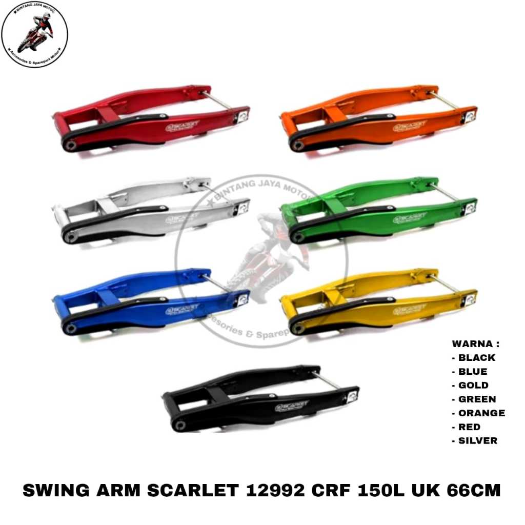 Swing Underbond Arm Arem Model KTM Garpu Belakang Motor Lengan Ayun Trail Scarlet 12992 66 cm CRF 15