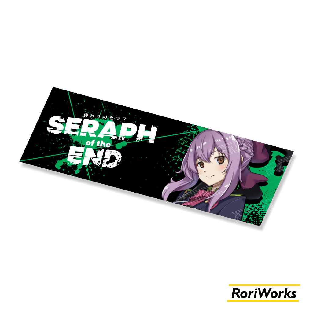 

Stiker Slap - Shinoa Hiiragi | Owari no Seraph
