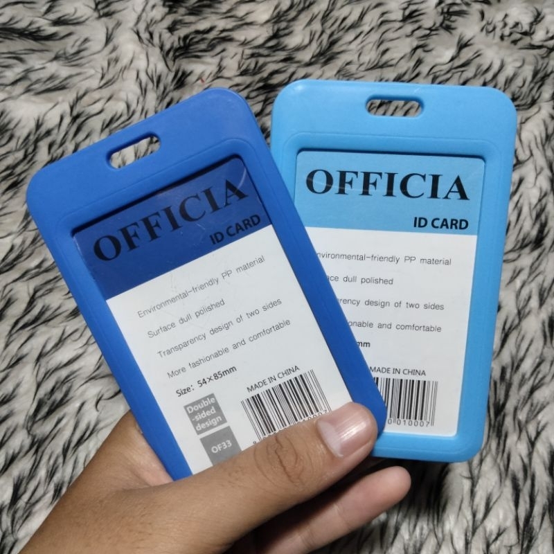 

ID Card Officia Plastik (Tanpa Tali)