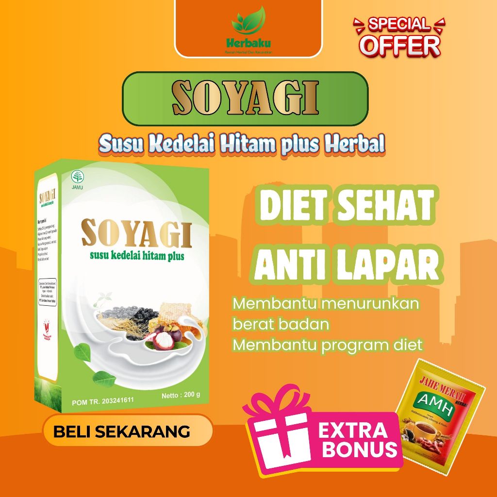 

SUSU DIET SOYAGI SUSU KEDELAI HITAM SOYAGI DIET SEHAT