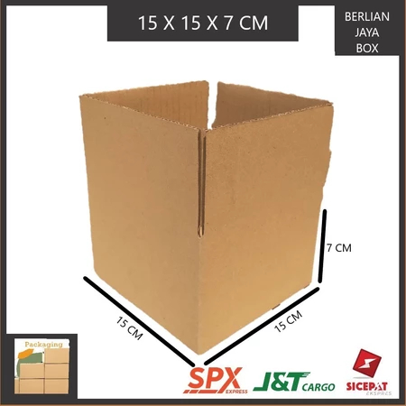 

KARDUS PACKING SINGGLE WALL UKURAN P15xL15xT7